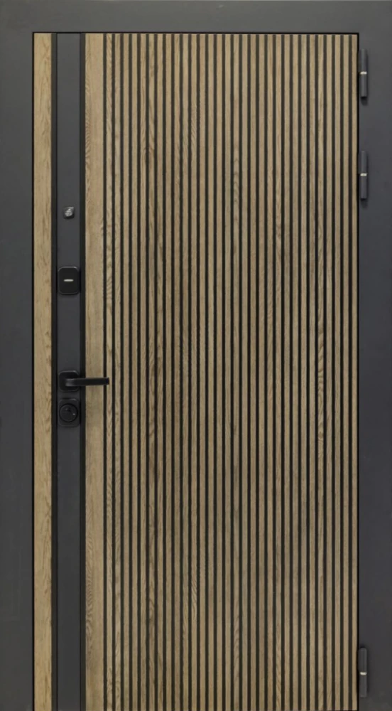 Входная дверь ДвериПРО Rosna ПВХ 10мм Астрод Velutto Bianco DPRO198152 внешняя сторона