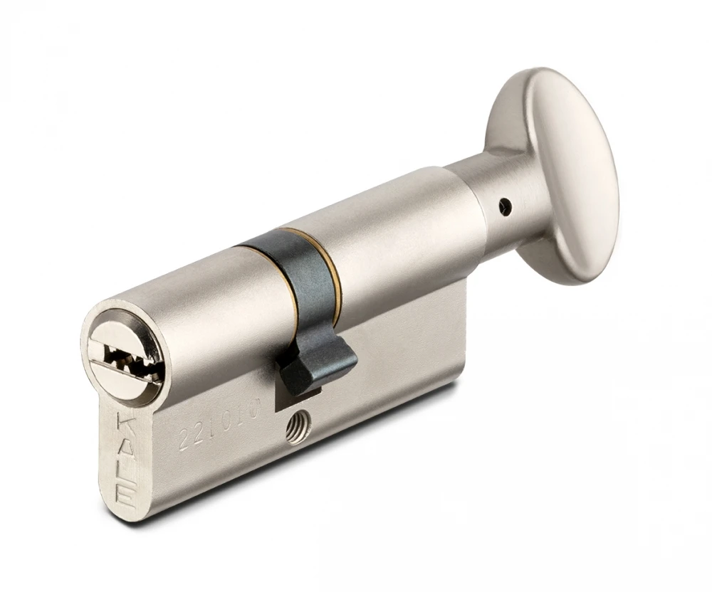 Фото Цилиндровый механизм с вертушкой 164 SM/68 (26+10+32) mm упк.БЛИСТЕР никель 5 кл.