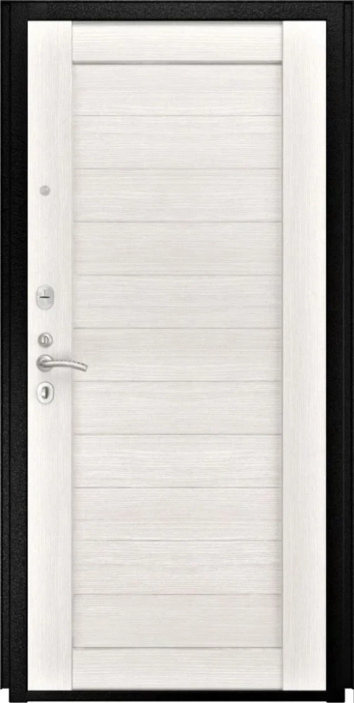 Входная дверь ДвериПРО L-43 СБ-3 листв. бел. (21 беленый дуб) DPRO195715 внутренняя сторона