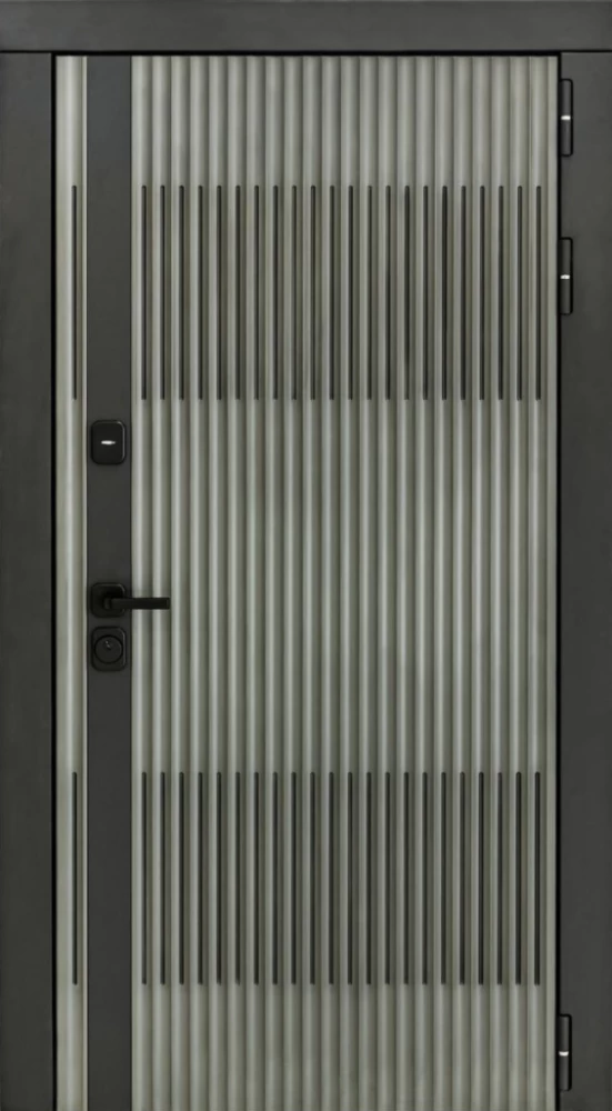 Входная дверь ДвериПРО Elfy Фараон-2 (16мм, мореный дуб) DPRO196883 внешняя сторона