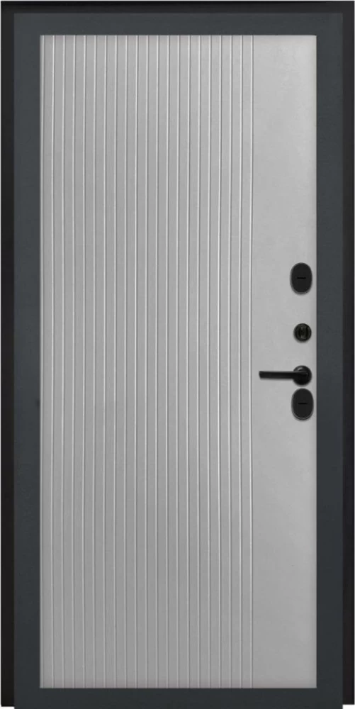 Входная дверь ДвериПРО Модель L-49 ФЛ-790 Velutto Grigio DPRO195784 внутренняя сторона