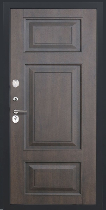 Входная дверь Берген ФЛ-659 (12мм, nussbaum+черная патина винорит) внутренняя сторона