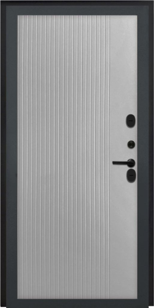 Входная дверь ДвериПРО Модель L-47 ФЛ-790 Velutto Grigio DPRO195781 внутренняя сторона