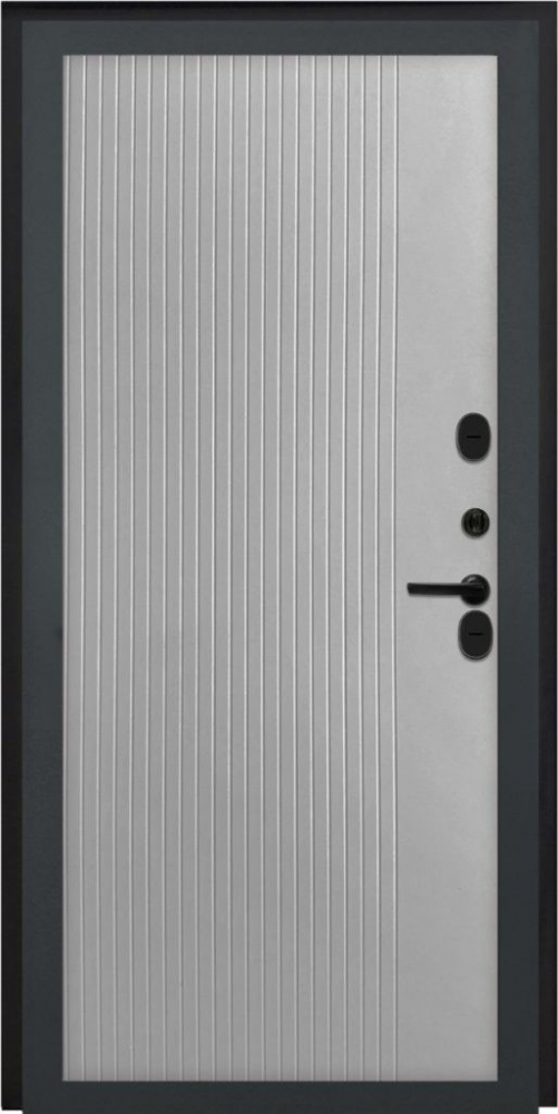 Входная дверь ДвериПРО Модель L-48 ФЛ-790 Velutto Grigio DPRO198195 внутренняя сторона