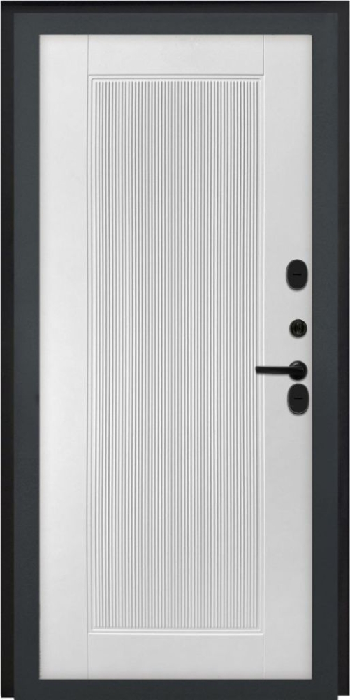 Входная дверь ДвериПРО L-3b ПВХ 10мм Астрод Velutto Bianco DPRO196741 внутренняя сторона