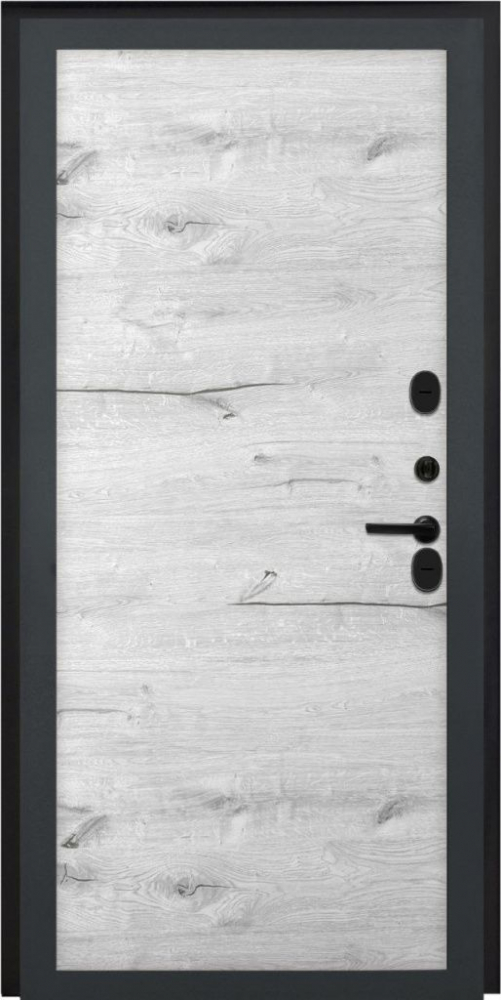 Входная дверь ДвериПРО Модель L-48 Без фрезеровки Дуб арктик горизонт DPRO198251 внутренняя сторона