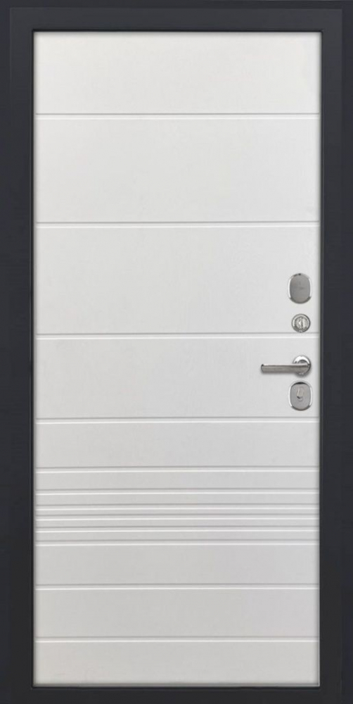 Входная дверь ДвериПРО Берген ФЛ-700 (10мм, ясень белый) DPRO198016 внутренняя сторона